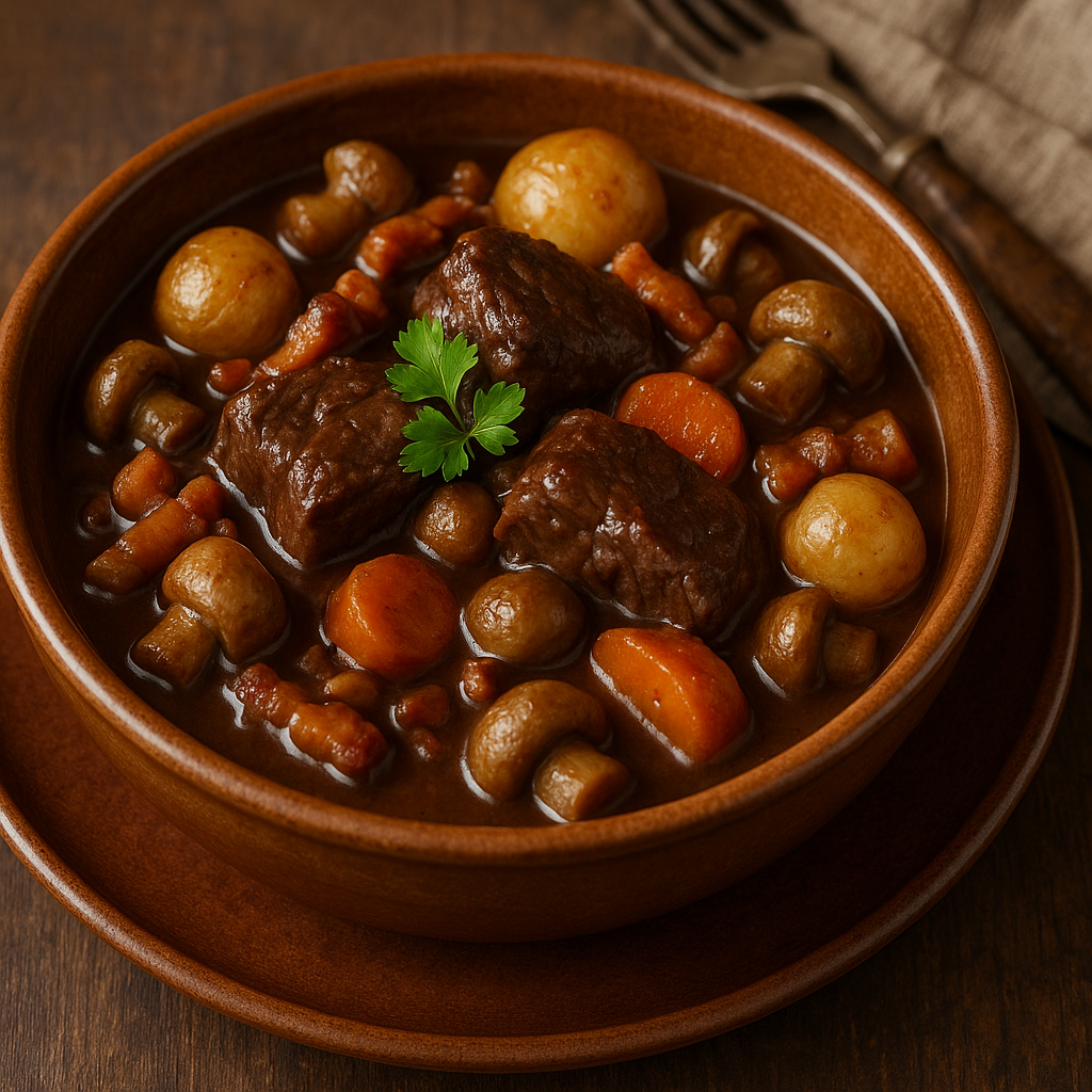 Bœuf Bourguignon traditionnel