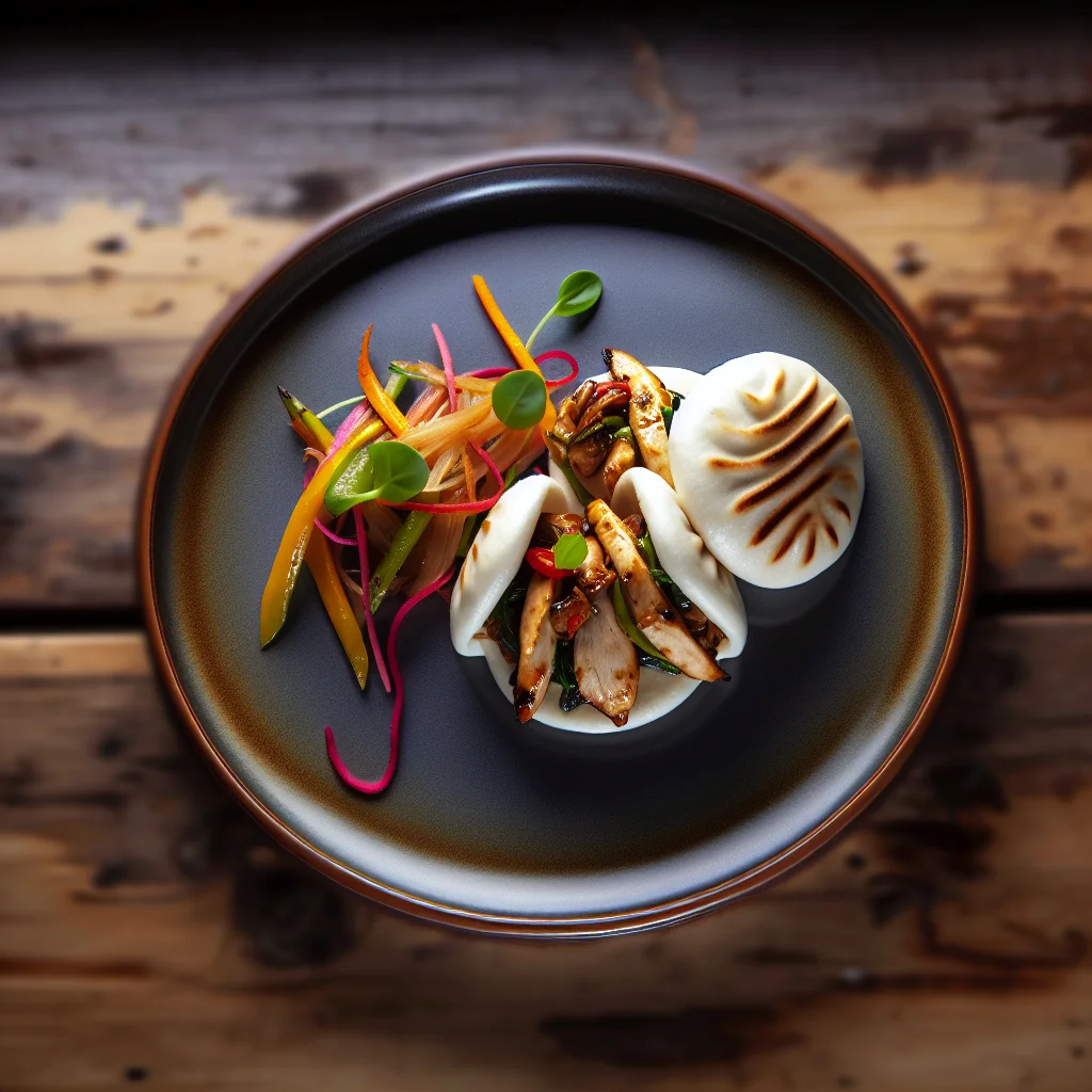 Bao au Poulet Teriyaki et Légumes Croquants