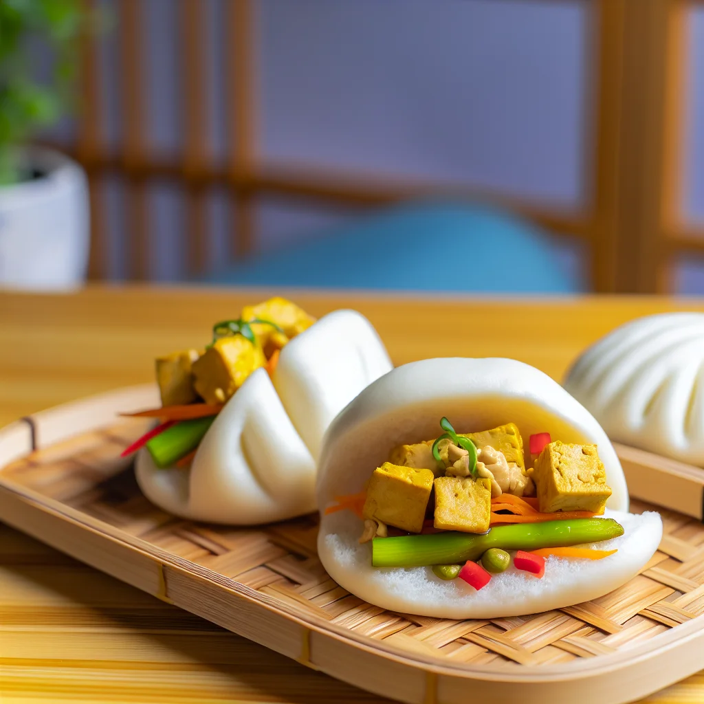 Bao Bliss aux légumes et tofu