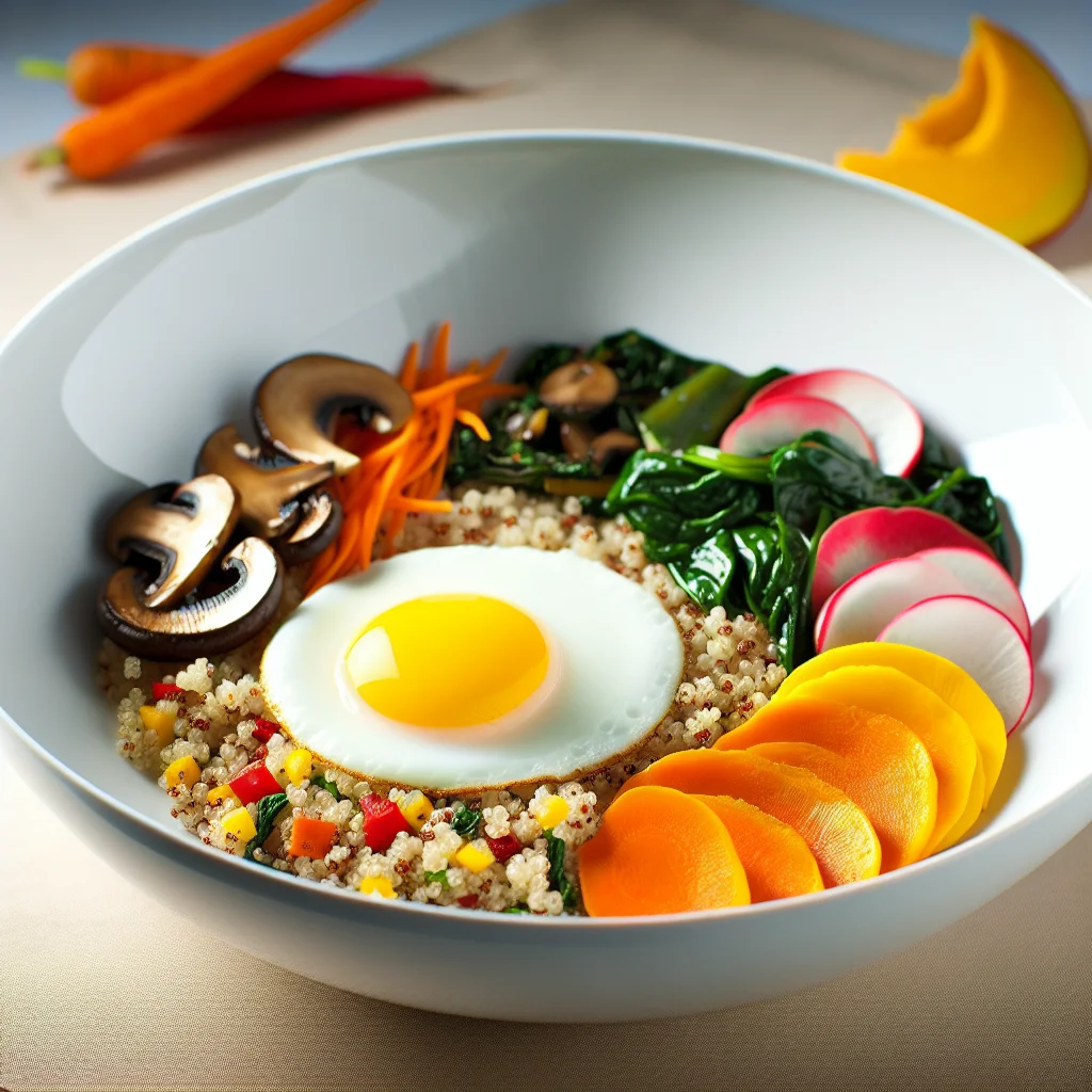Bibimbap de Quinoa Hivernal