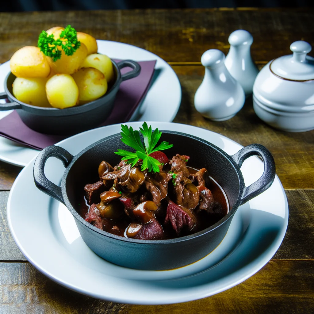Boeuf Bourguignon aux Légumes de Saison
