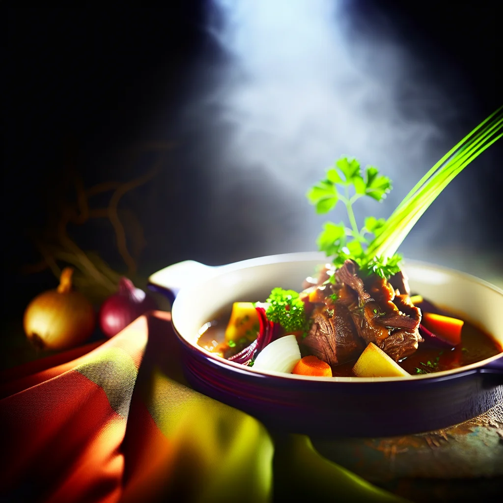 Boeuf braisé aux légumes racines