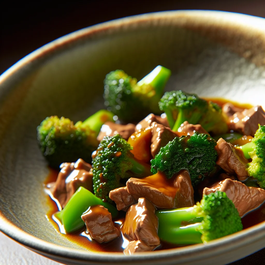 Boeuf Sauté au Brocoli à la Sauce Hoisin