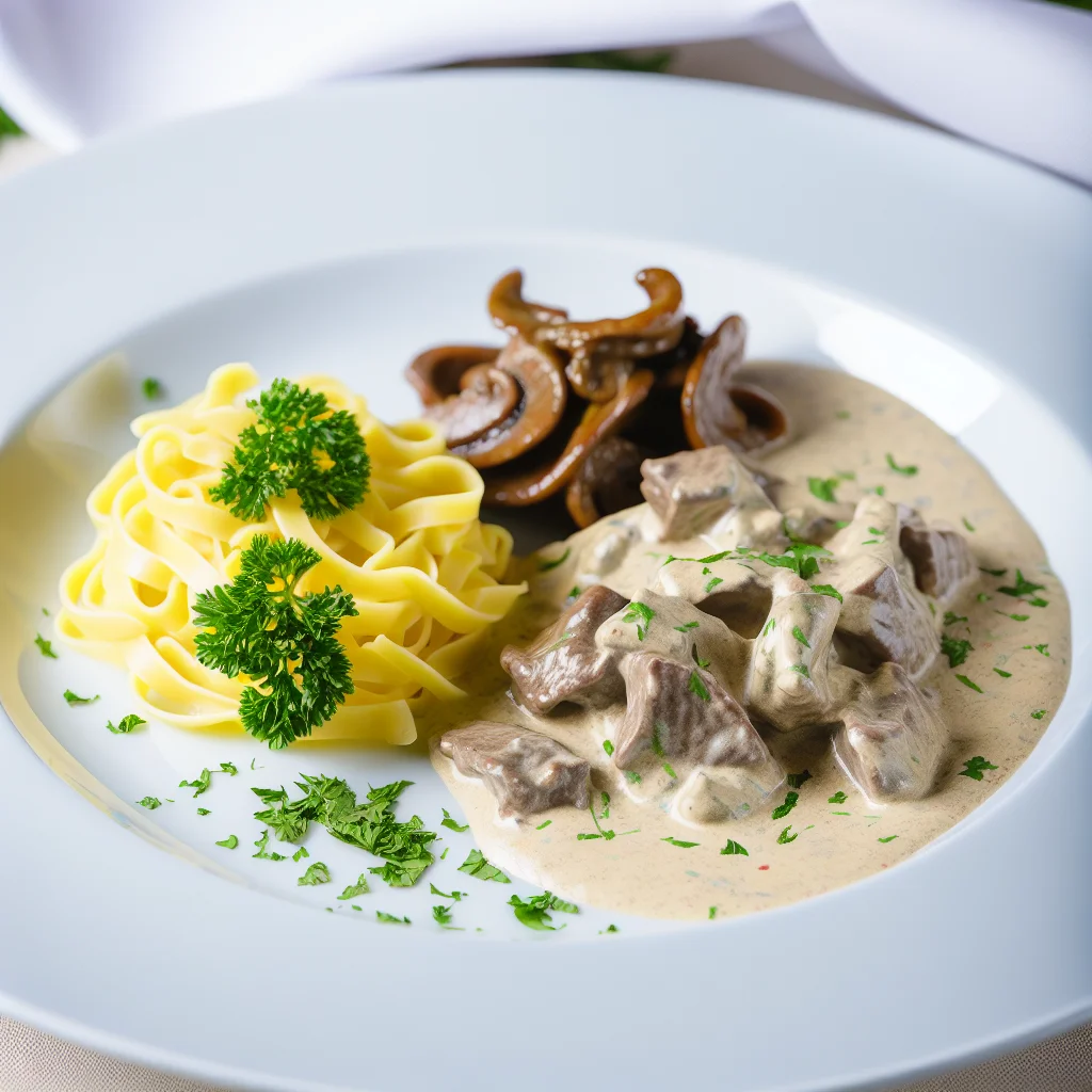 Boeuf Stroganoff Gourmand