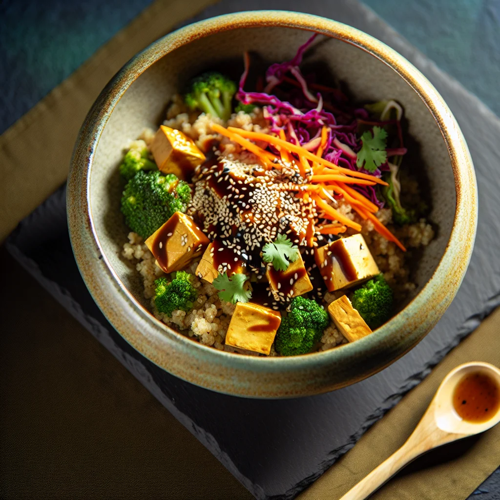 Bol de Buddha protéiné aux saveurs asiatiques