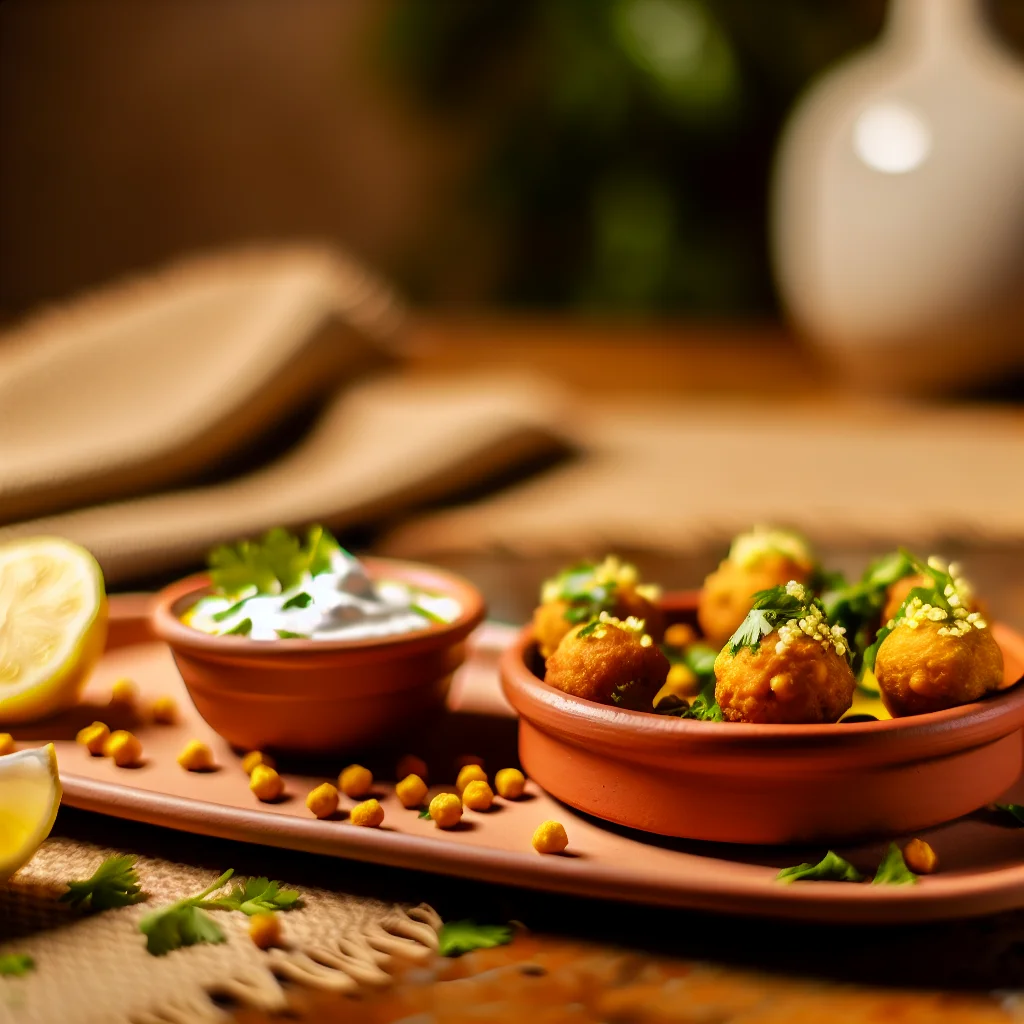 Boulettes de pois chiches épicées au cumin et coriandre