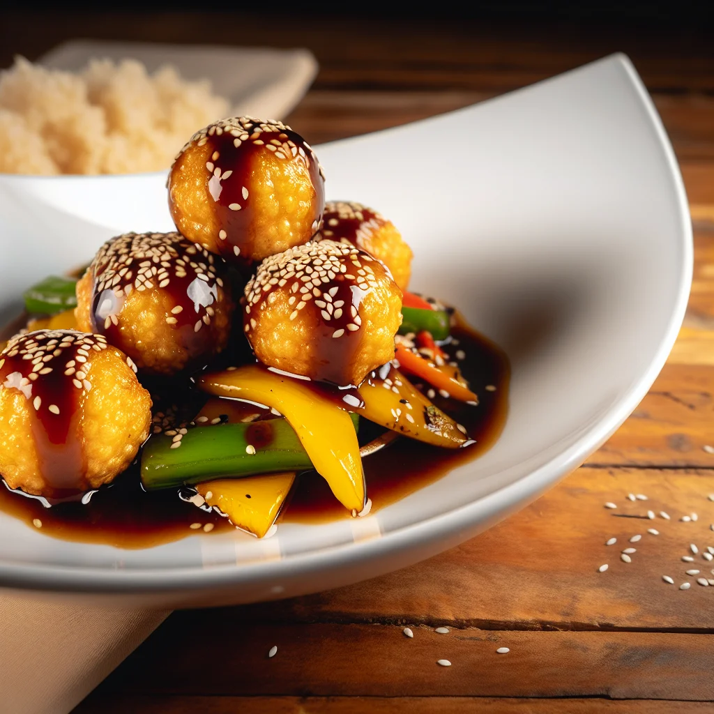 Boulettes de Quinoa et Légumes à la Sauce Teriyaki