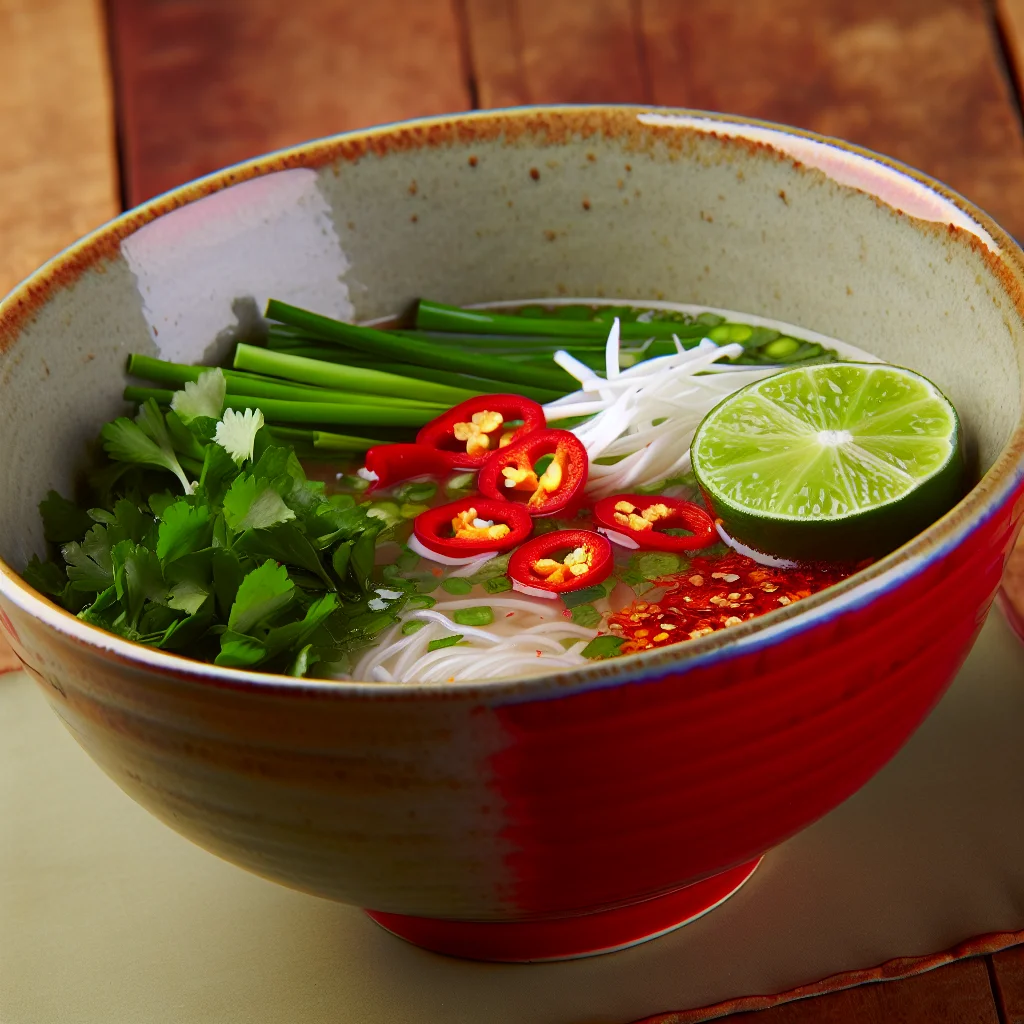 Bowl de Pho au Poulet Épicé
