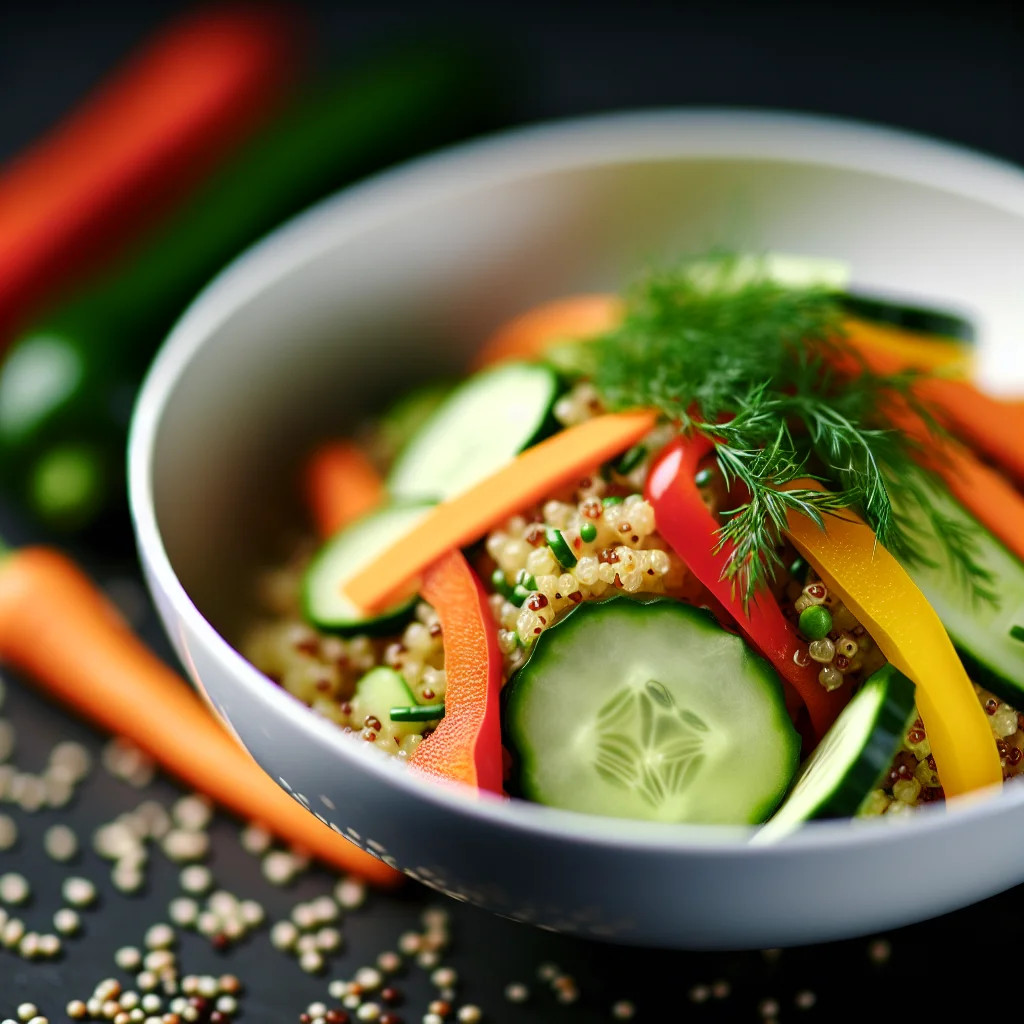 Bowl de Quinoa aux Légumes Colorés
