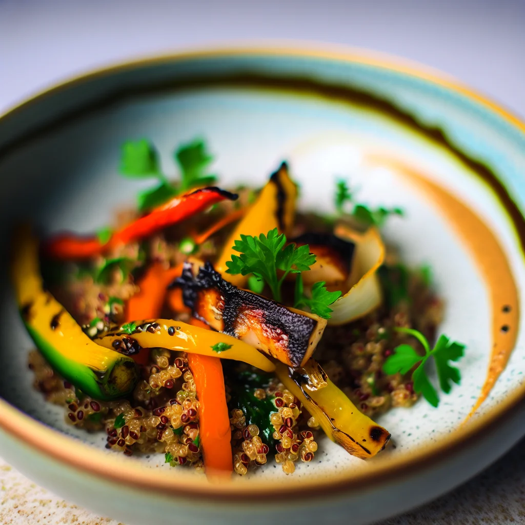 Bowl de Quinoa aux Légumes Grillés