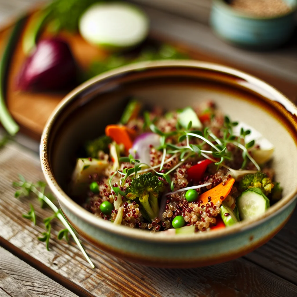 Bowl de Quinoa Méditerranéen