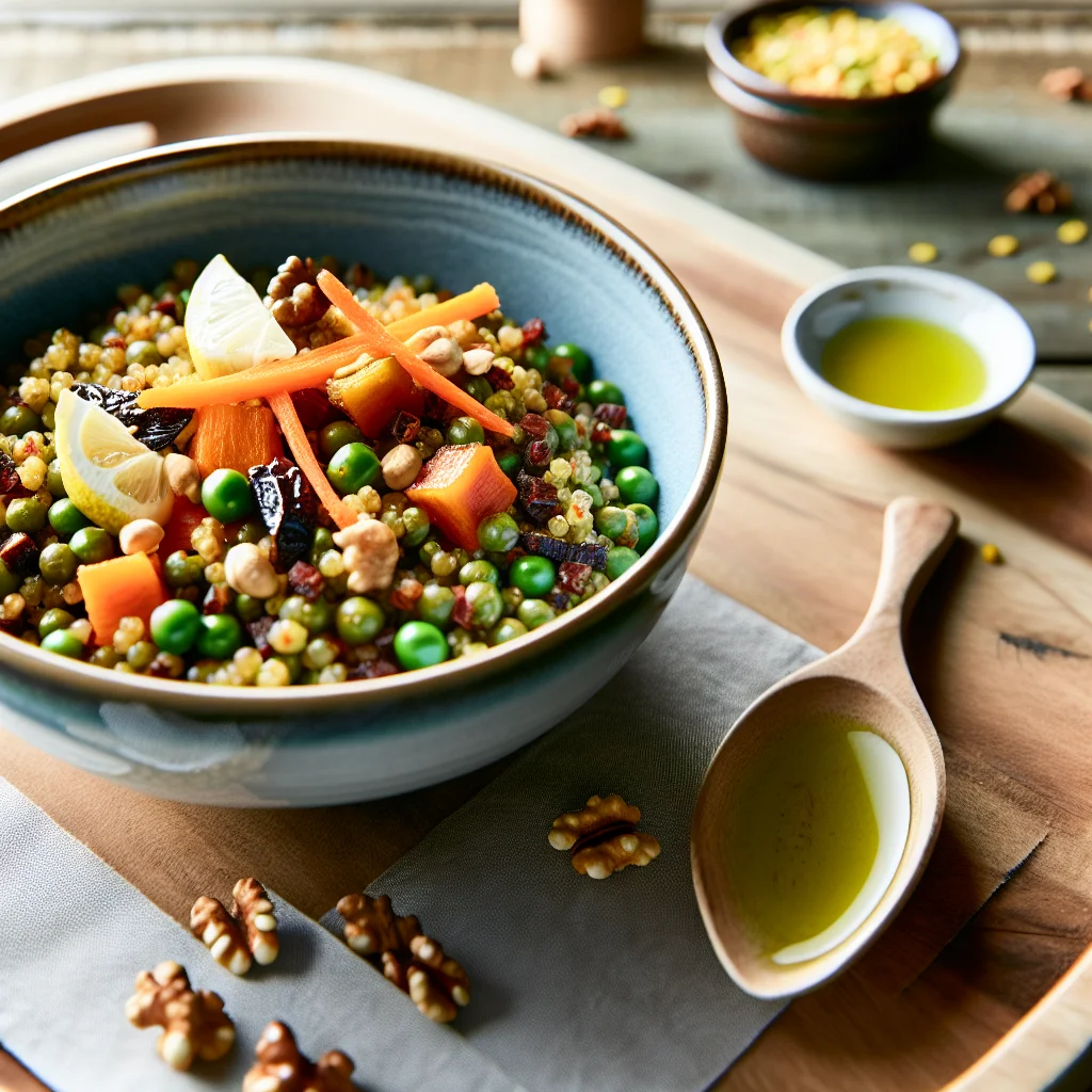Bowl énergétique aux lentilles et quinoa