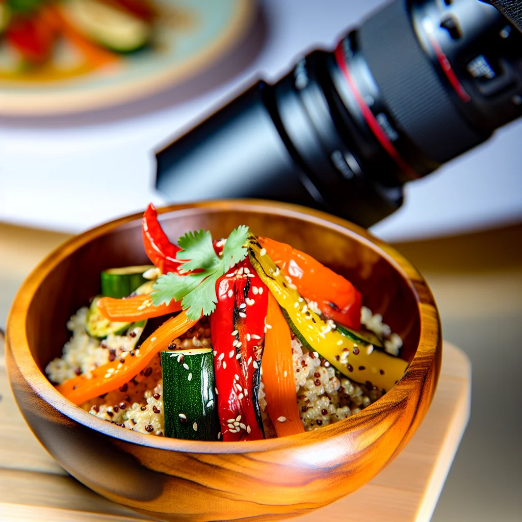 Bowl Énergétique de Quinoa et Légumes Rôtis