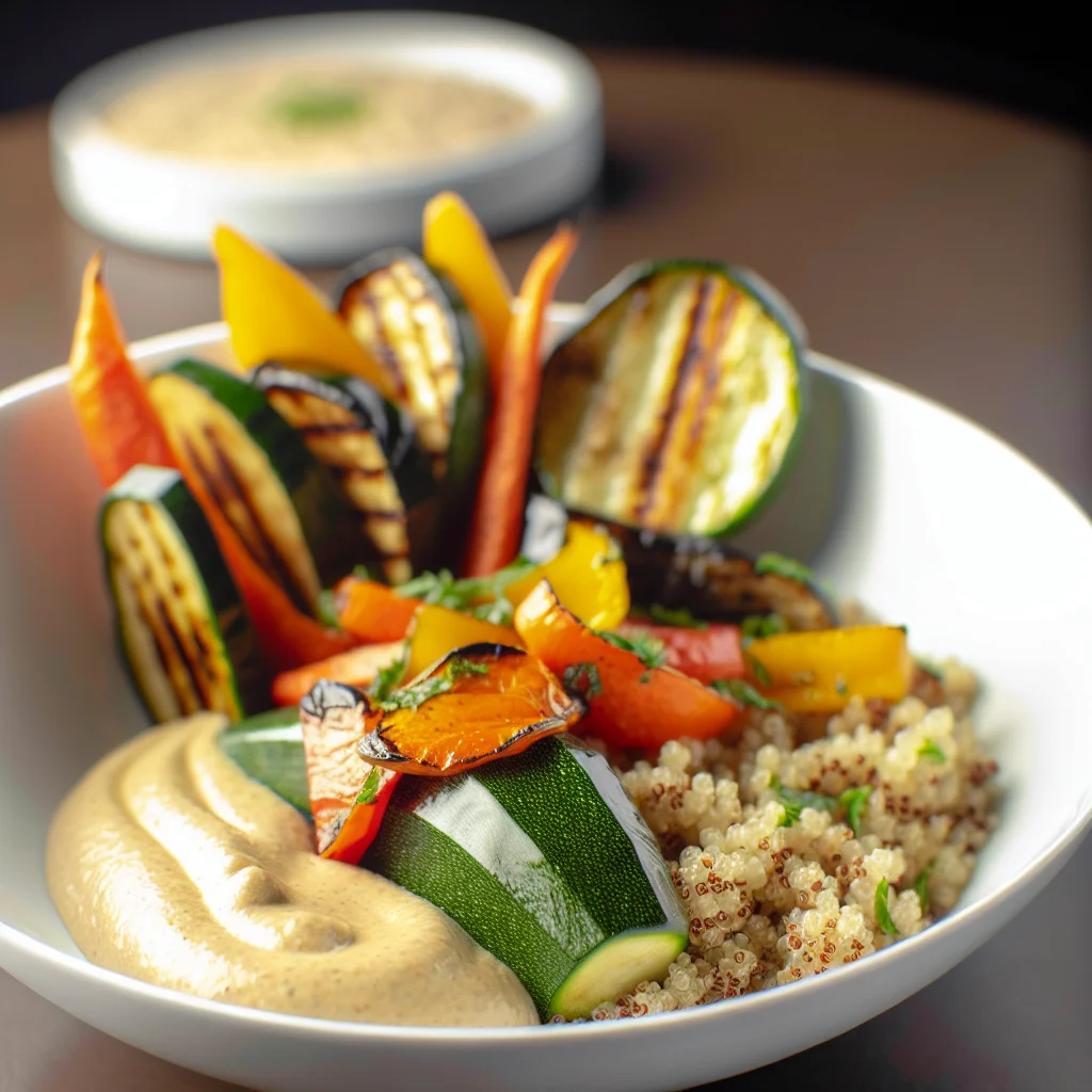 Bowl Équilibré de Quinoa aux Légumes Rôtis