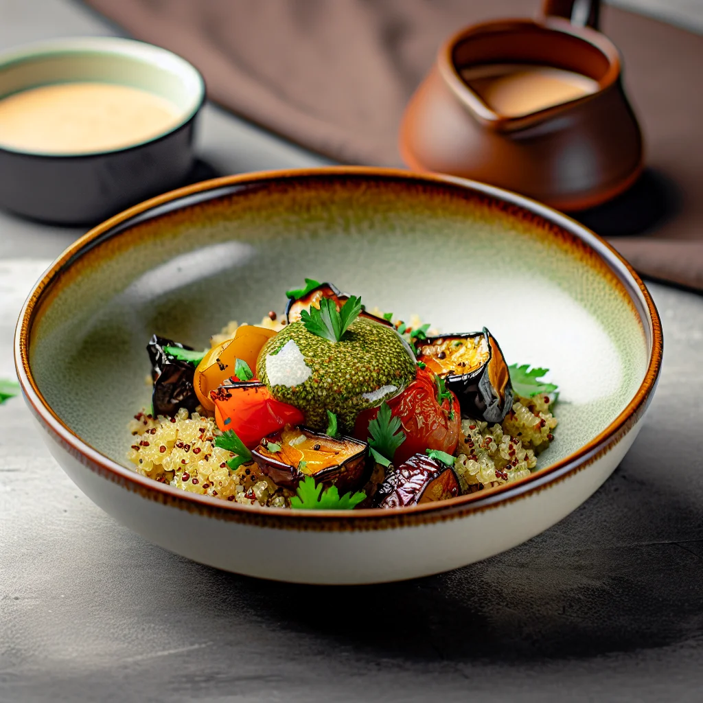 Bowl Équilibré de Quinoa et Légumes Rôtis