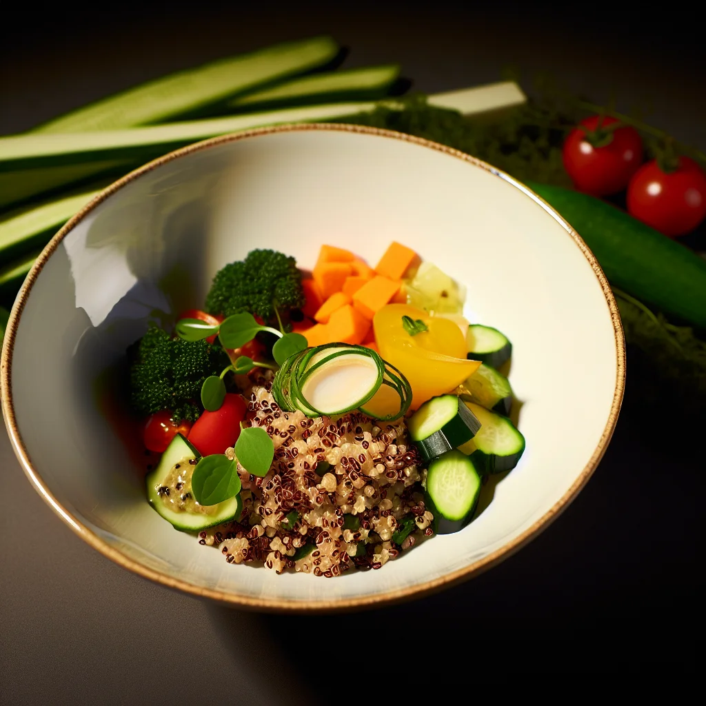 Bowl Gourmand de Quinoa aux Légumes Sauté