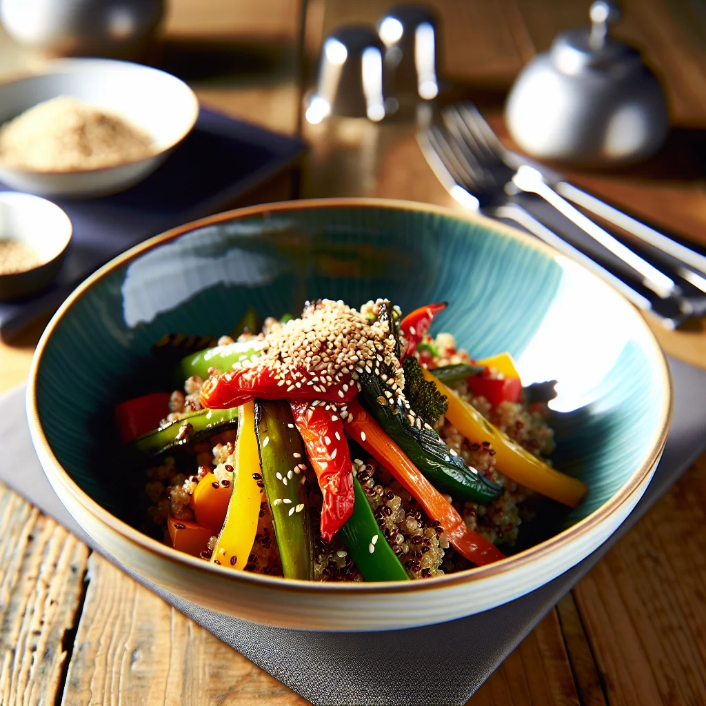 Bowl Vitalité aux Quinoa et Légumes Grillés