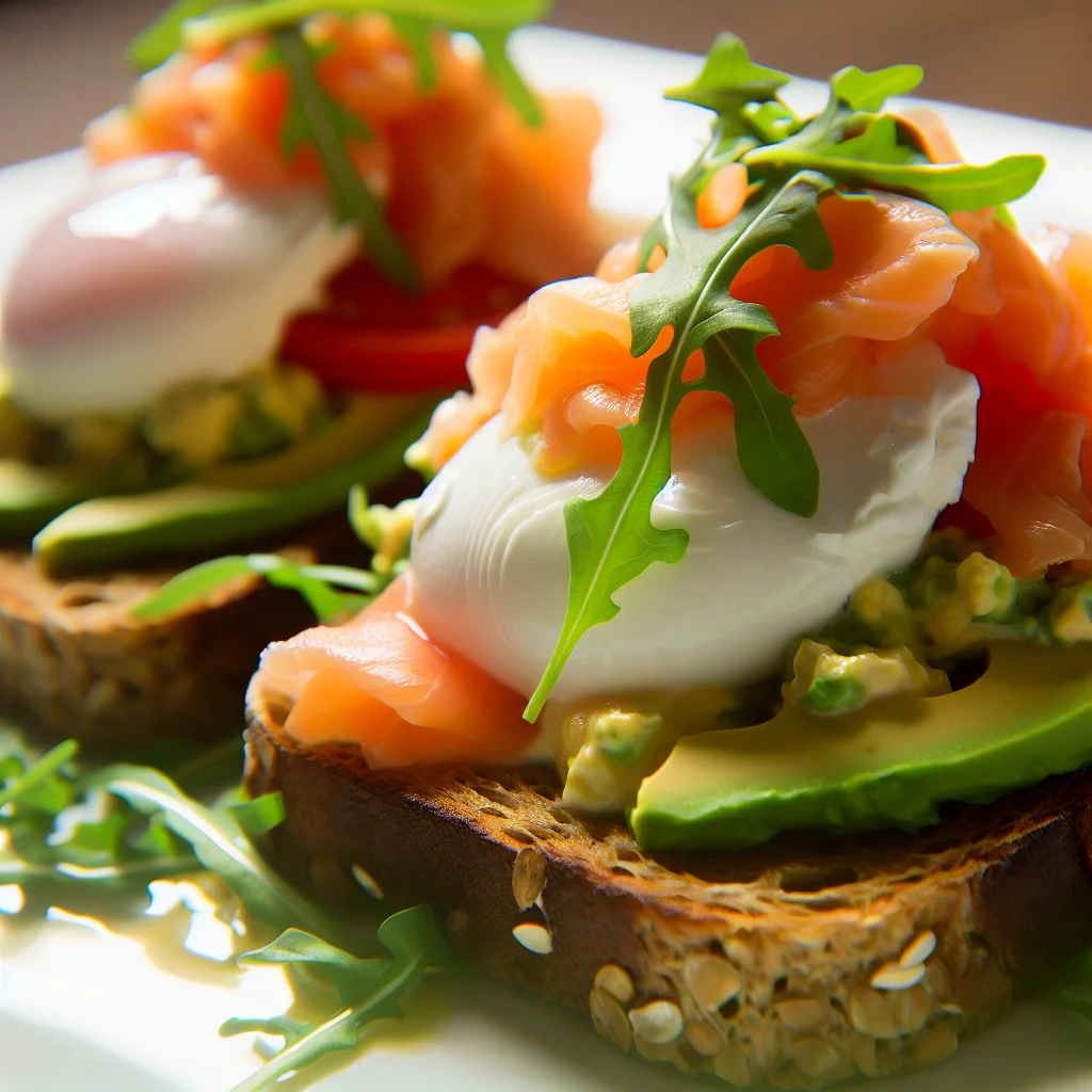 Brunch Éclatant de Saumon Fumé et Avocat