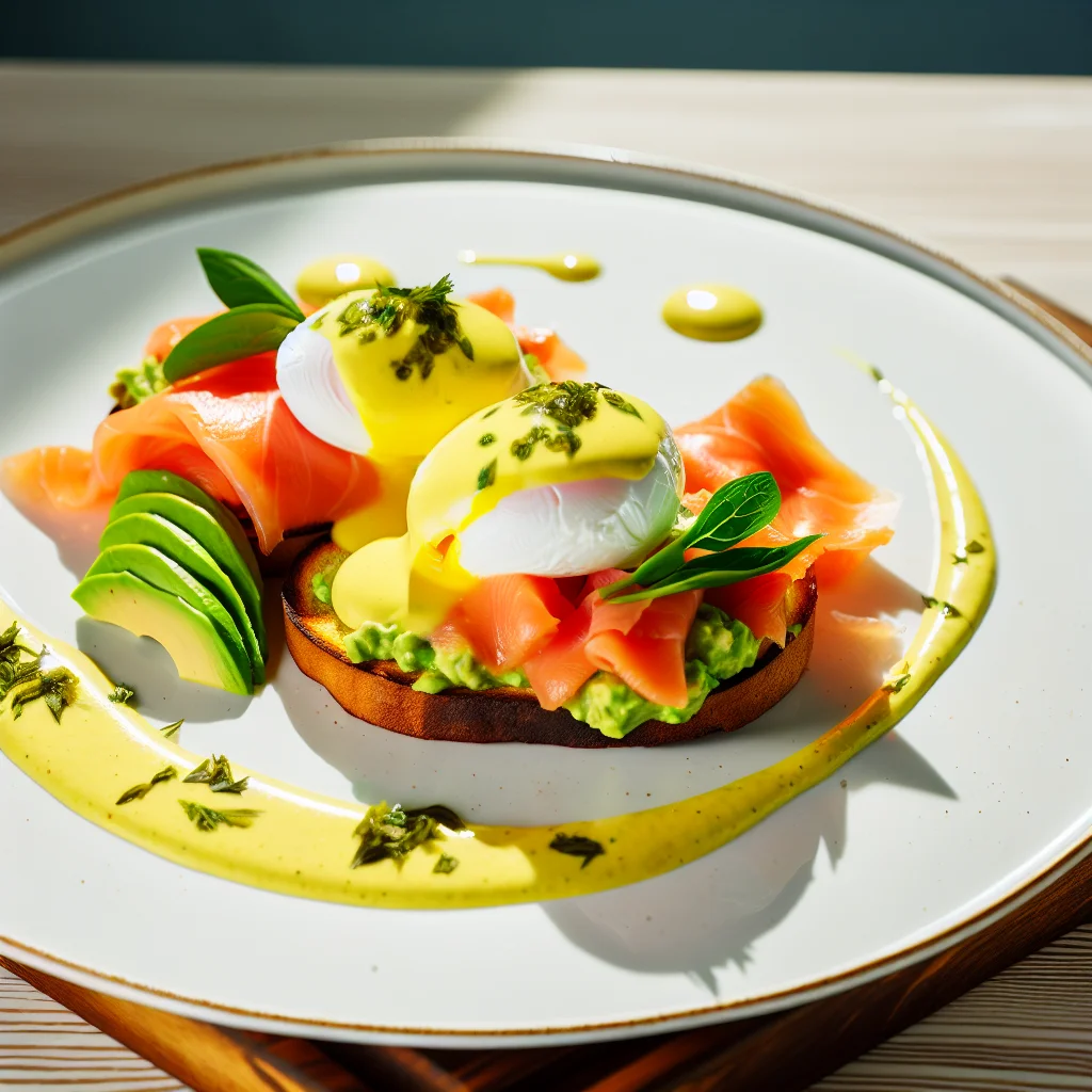 Brunch Énergétique aux Oeufs Bénédicte au Saumon Fumé et Avocat