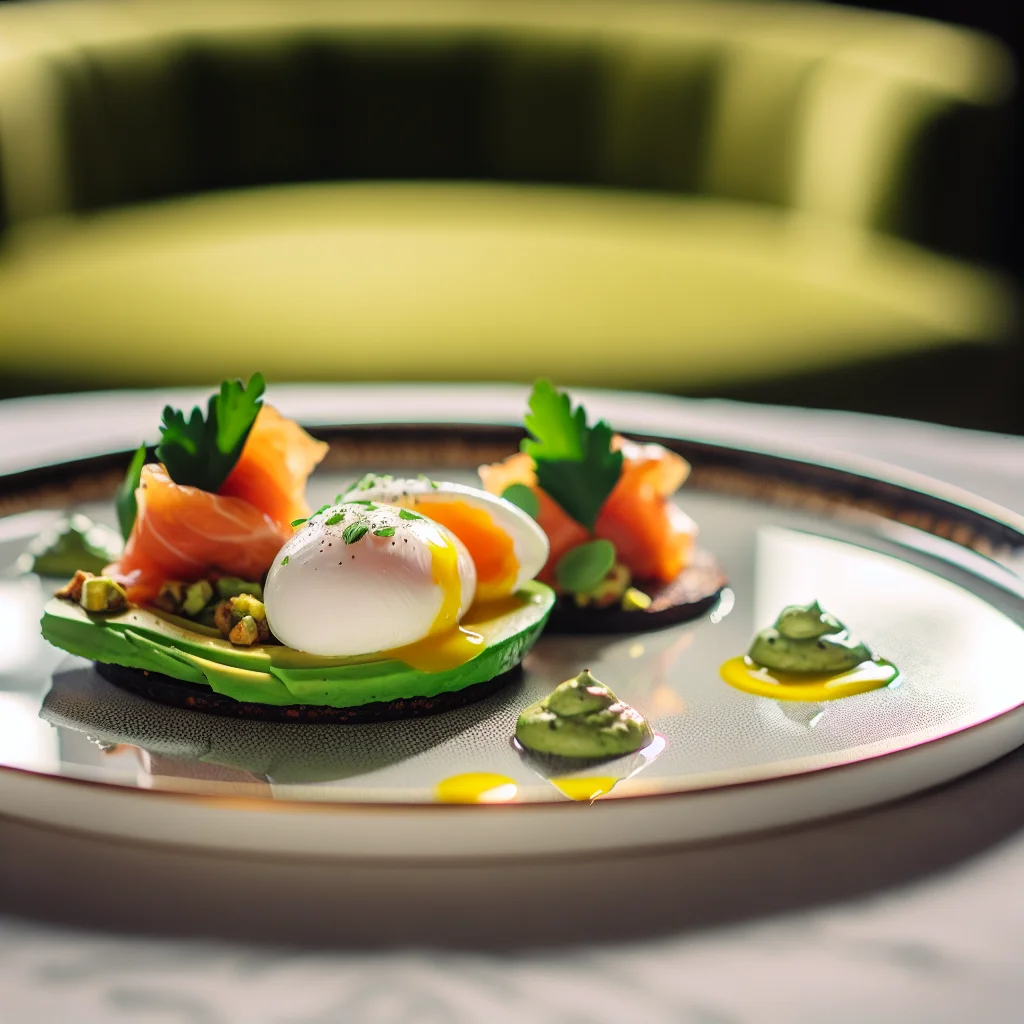 Brunch Épicé aux Avocats et Œufs Bénédicte au Saumon Fumé