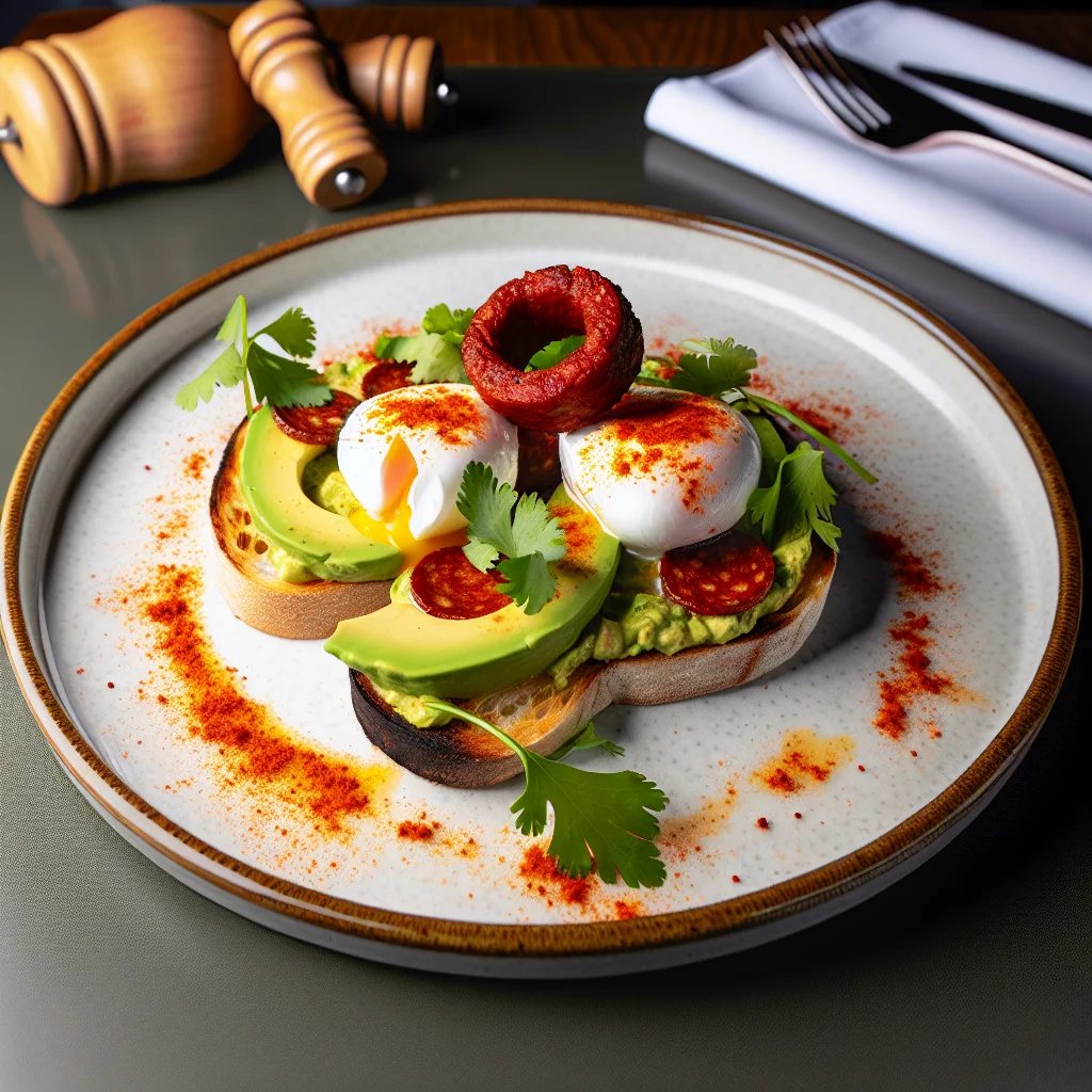 Brunch Épicé aux Avocats et Œufs Bénédicte de Chorizo