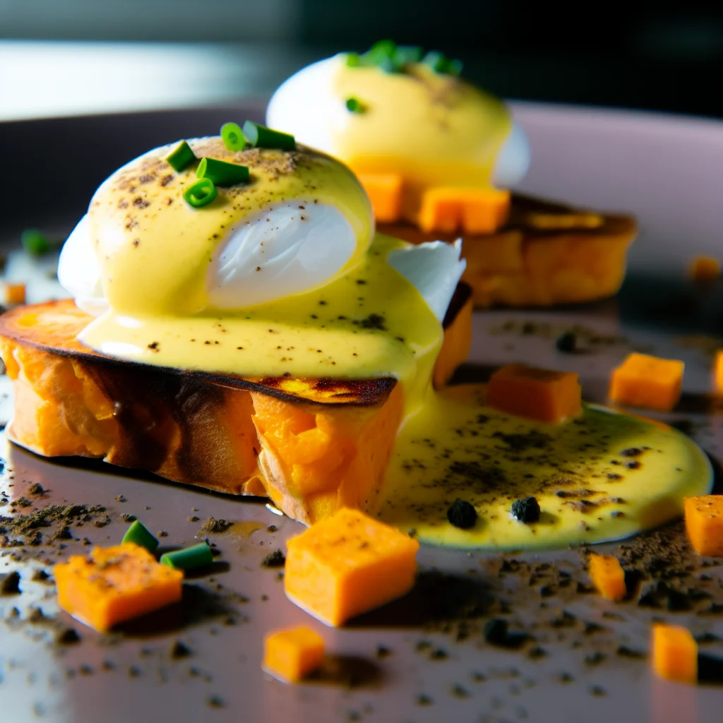 Brunch Fusion : Toasts de Patate Douce aux Œufs Bénédicte