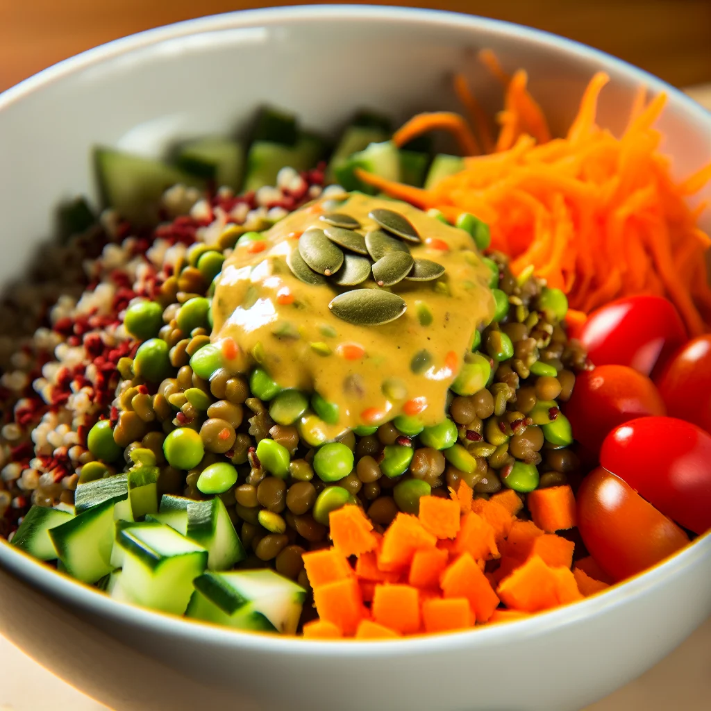 Buddha Bowl aux Lentilles et Quinoa