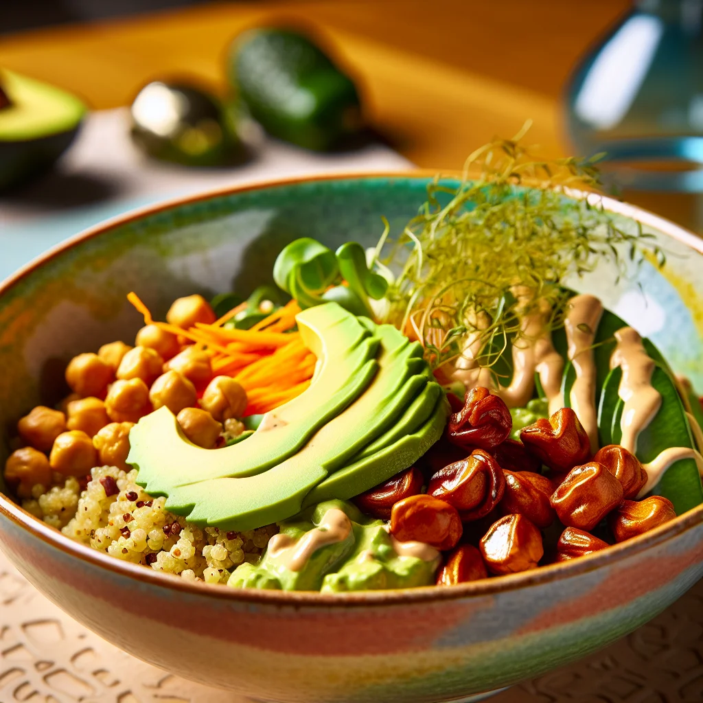 Buddha Bowl aux Quinoa et Pois Chiches Rôtis