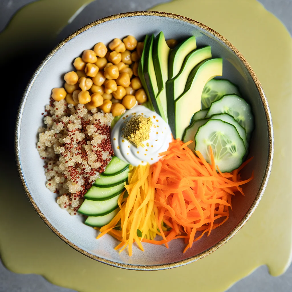 Buddha Bowl aux Quinoa et Pois Chiches Rôtis