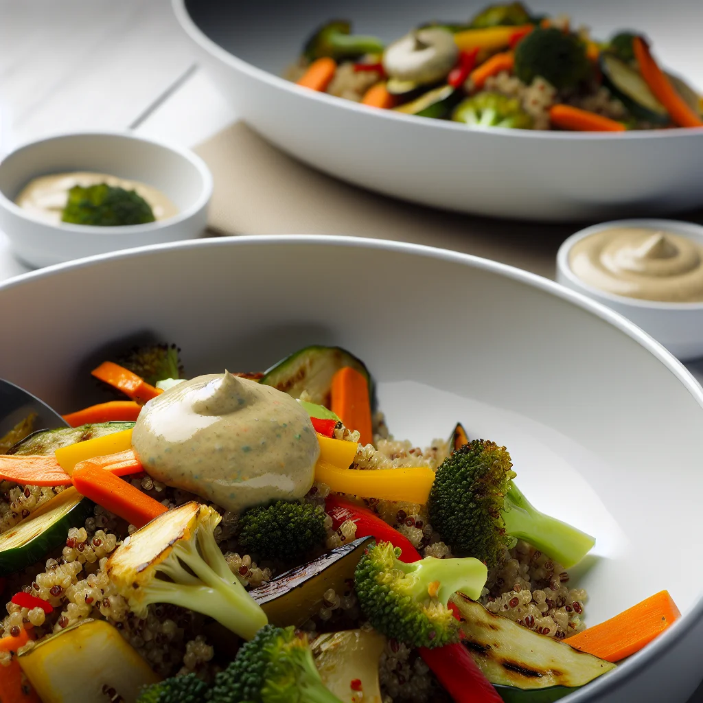 Buddha Bowl de Quinoa aux Légumes Grillés