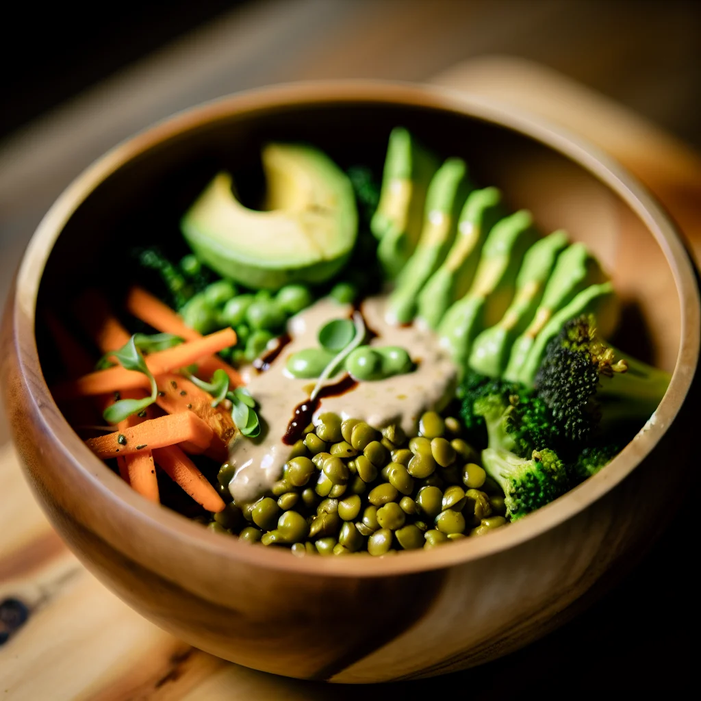 Buddha Bowl Végétarien aux Lentilles et Légumes Rôtis