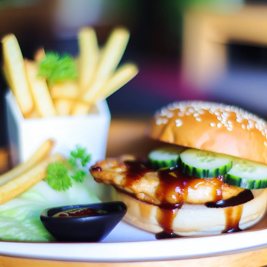 Burger Fusion Teriyaki au Poulet