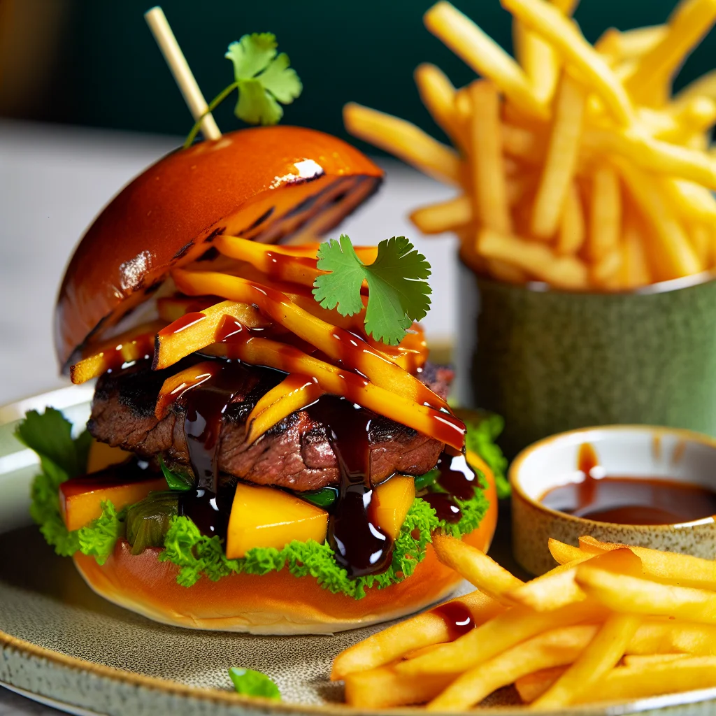 Burger Fusion Teriyaki-Mangue