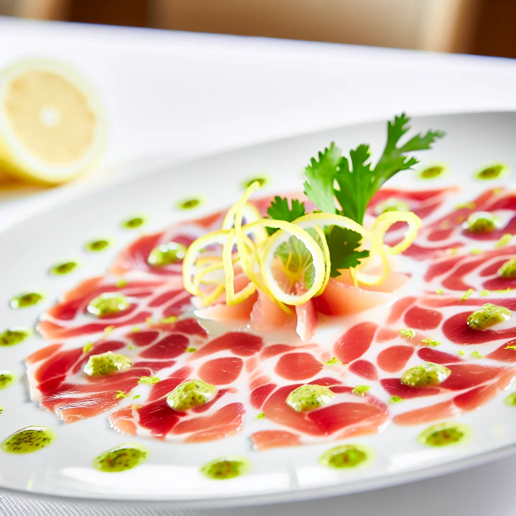 Carpaccio de Saint Jacques aux Agrumes