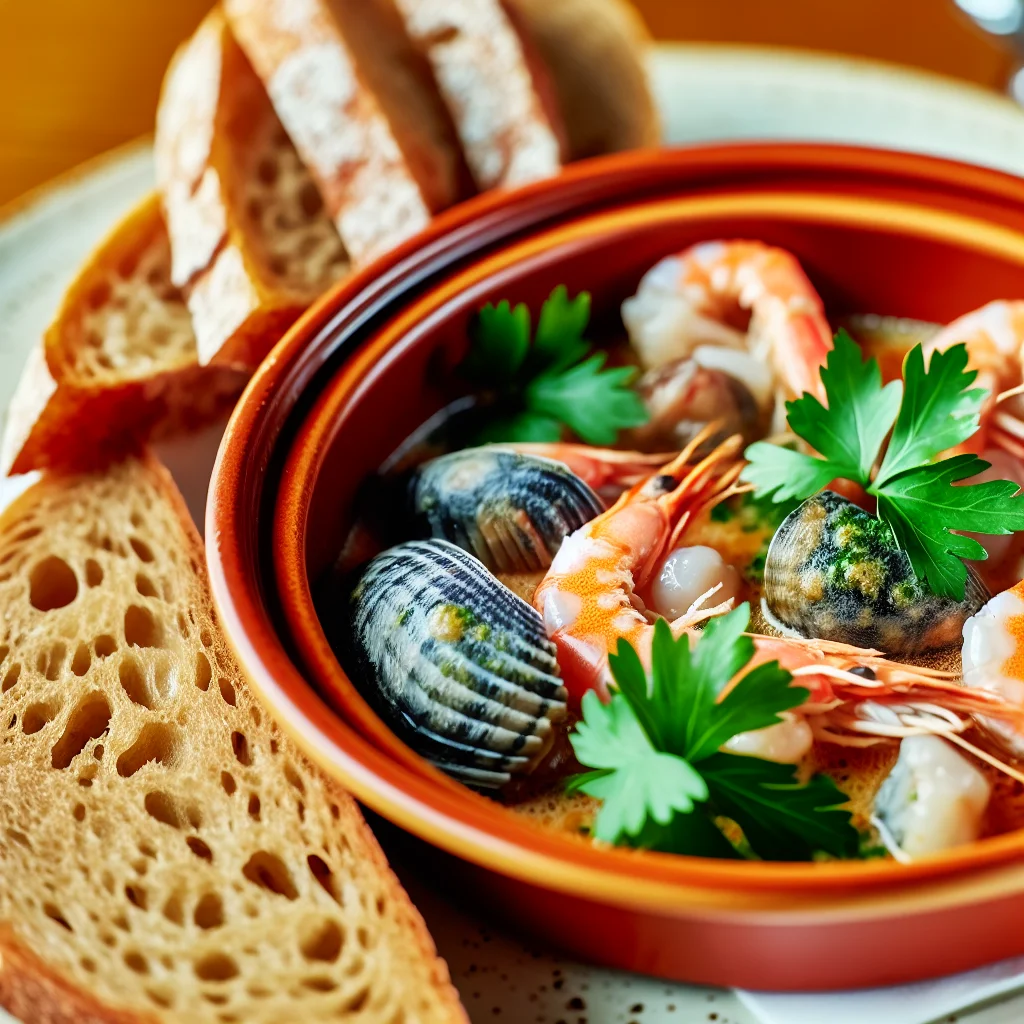Cassolette de fruits de mer aux épices douces