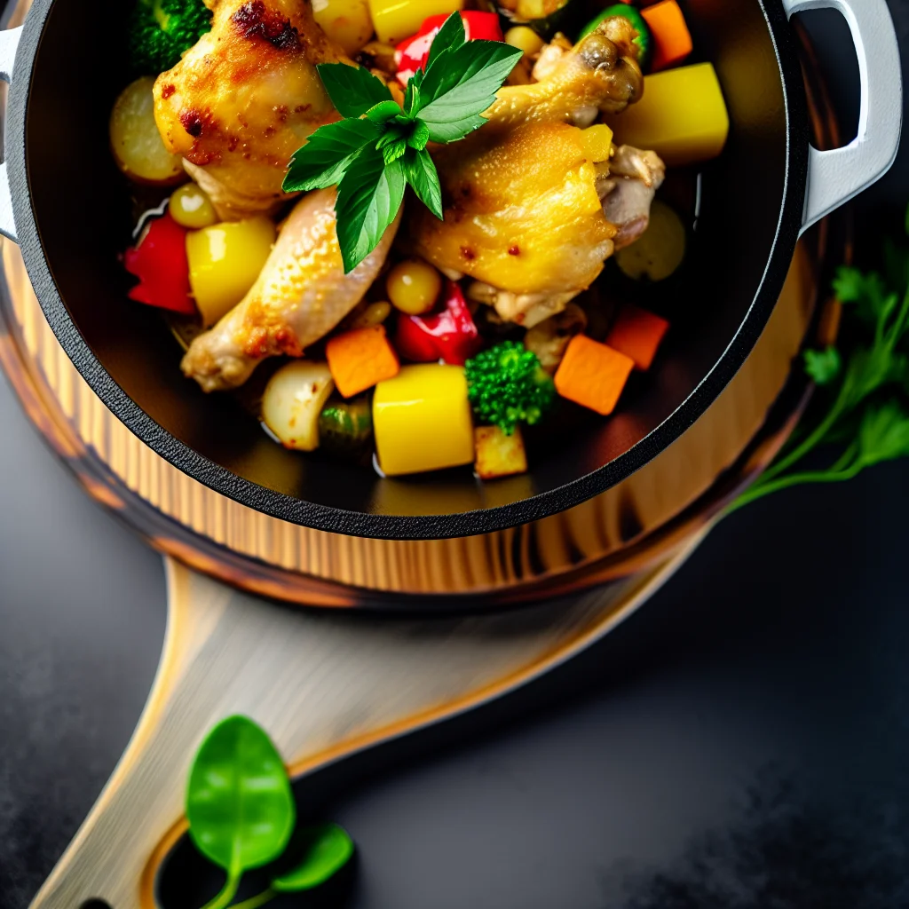 Cocotte de Poulet aux Légumes d'Automne