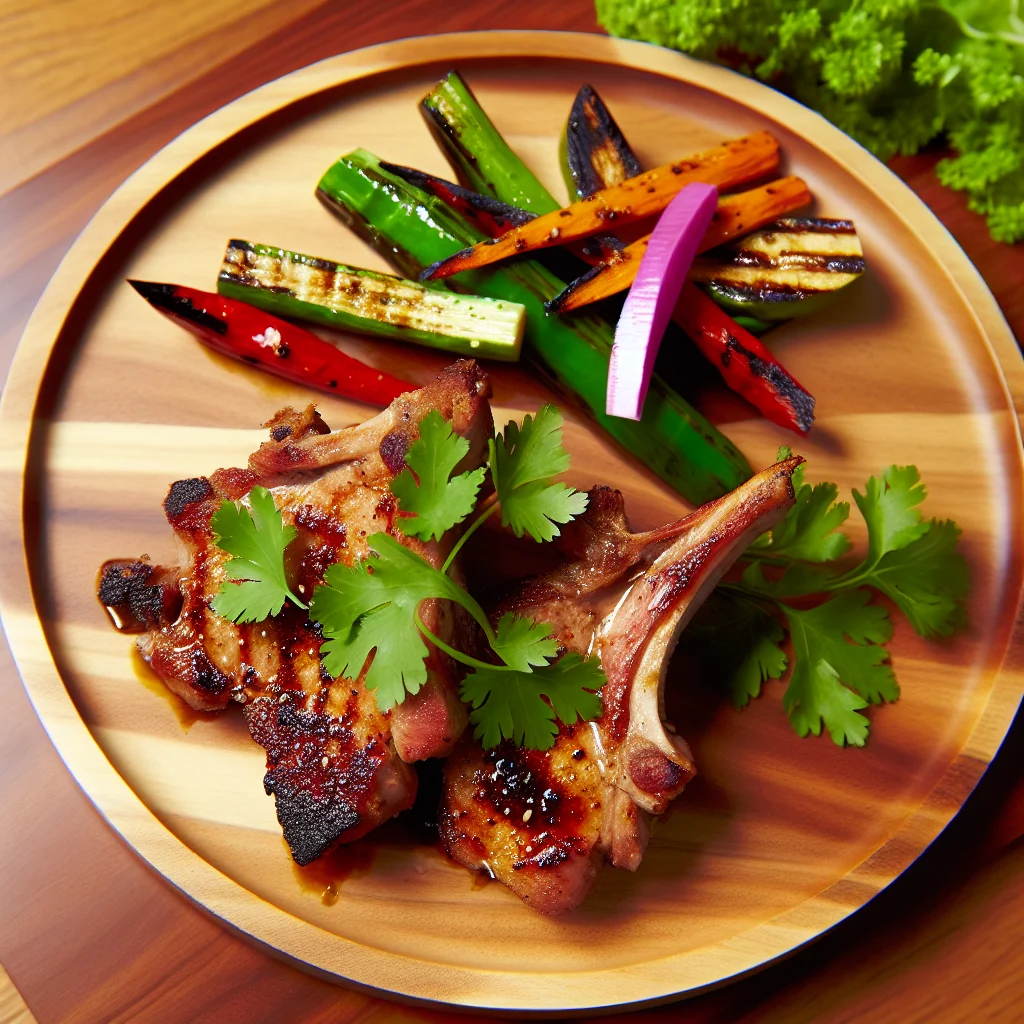 Côtelettes de Porc BBQ à la Miel et Épices