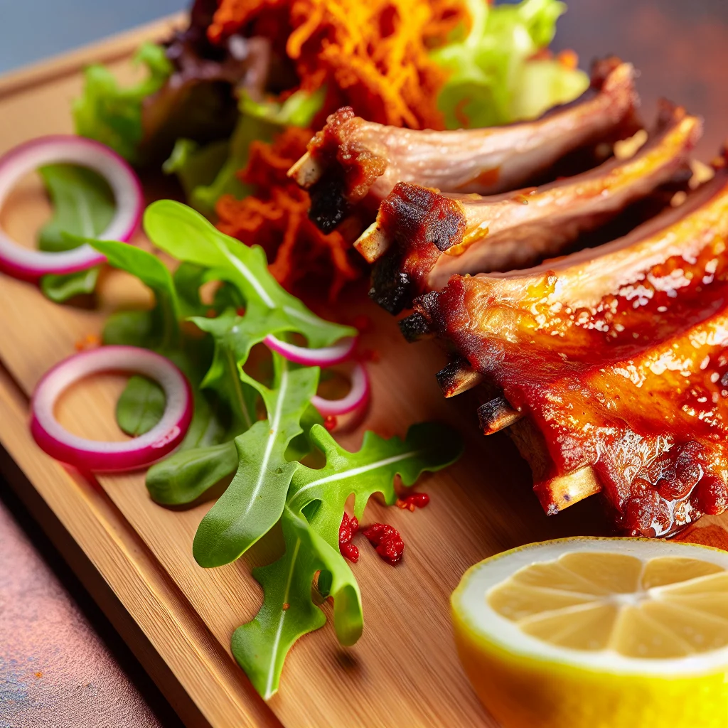 Côtes de porc BBQ aux épices sucrées et fumées