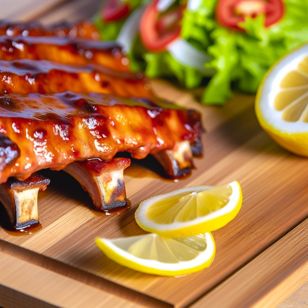 Côtes de Porc Glacées au Miel et Épices