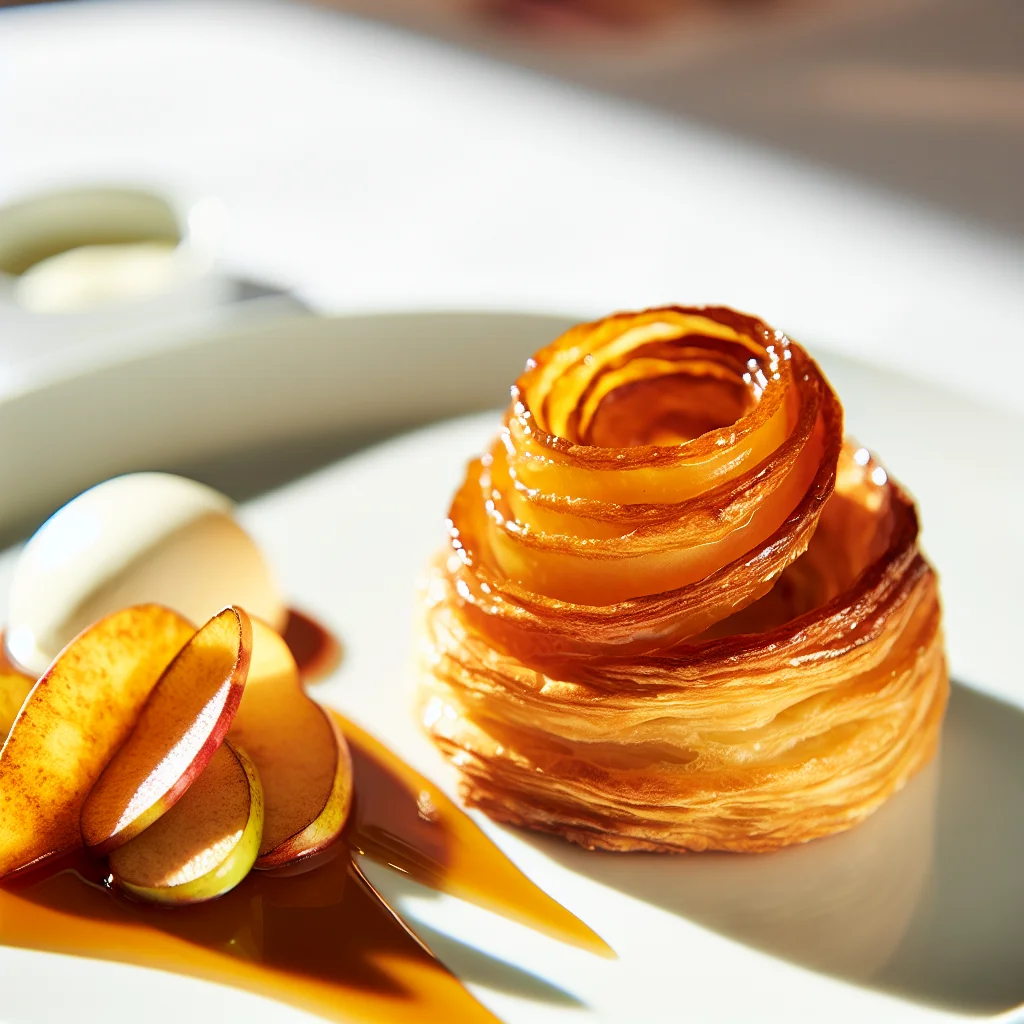 Croustade Caramel et Pomme Épicée