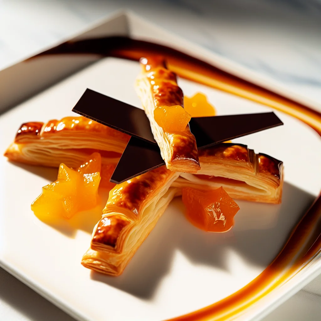 Croustillant Choco-Orange en Étoile