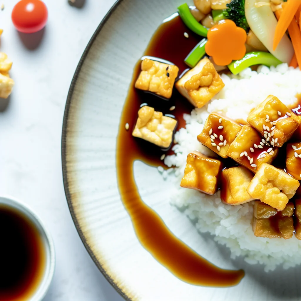 Croustillants Tofu Teriyaki aux légumes