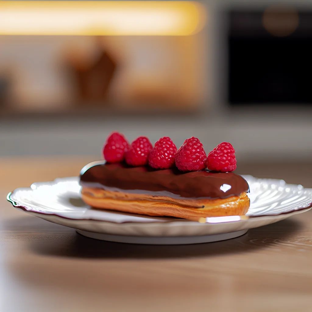 Éclair au Chocolat et Framboise