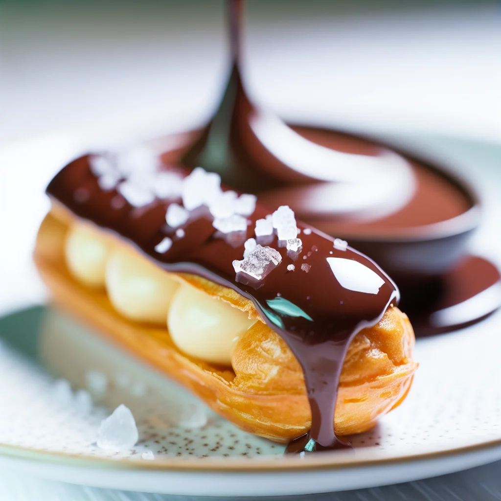Éclair au Chocolat Praliné et Fleur de Sel