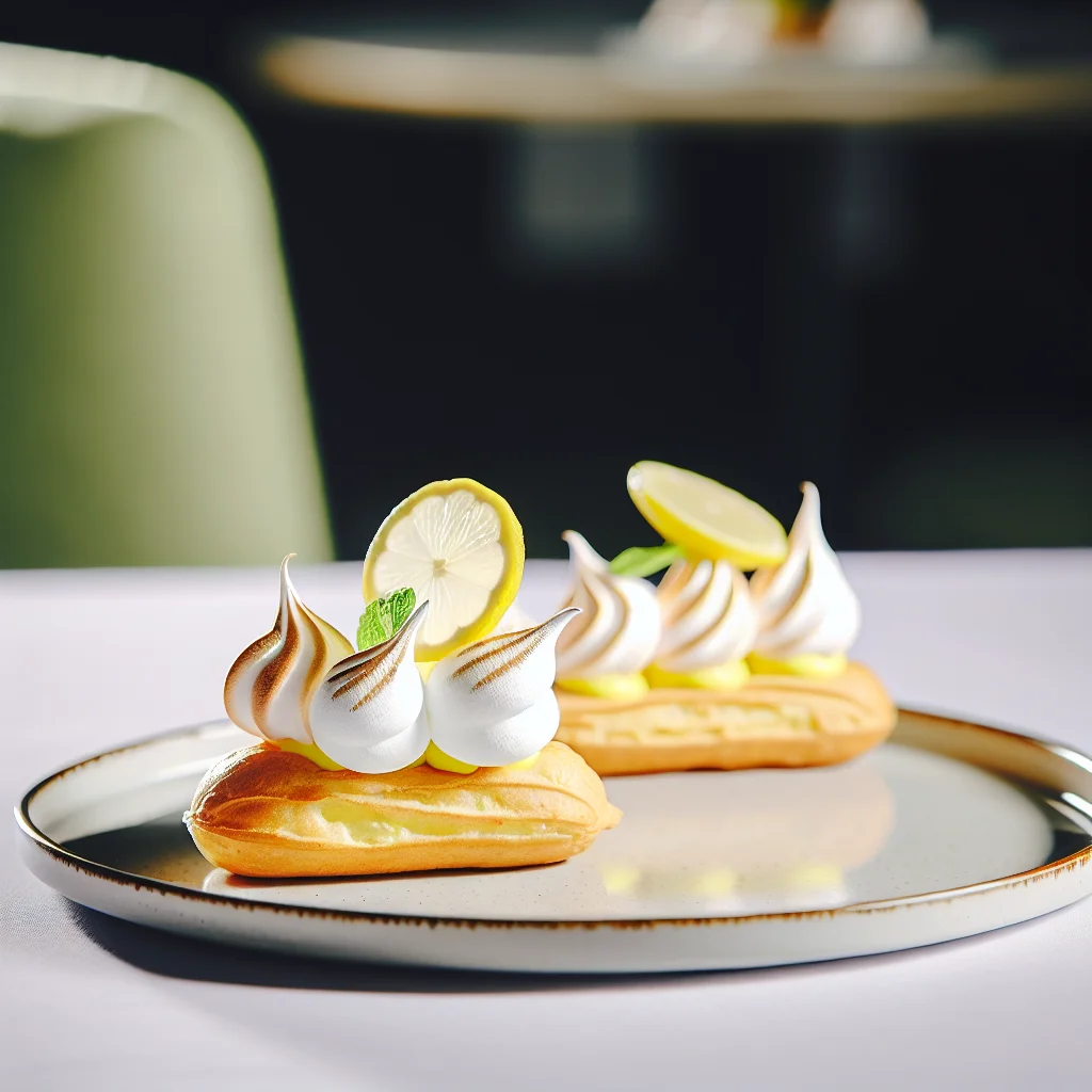 Éclair au Citron et à la Meringue Italienne