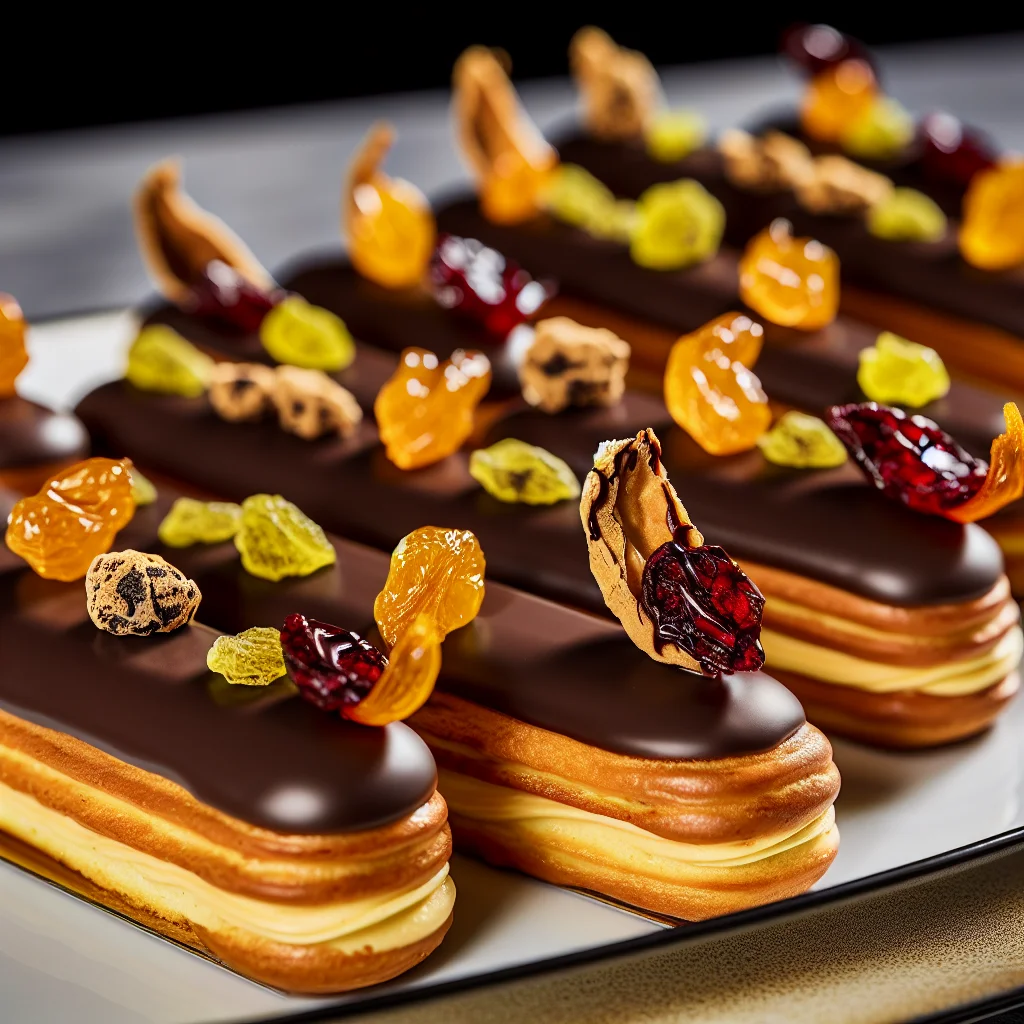 Éclair Praliné au Croustillant de Chocolat