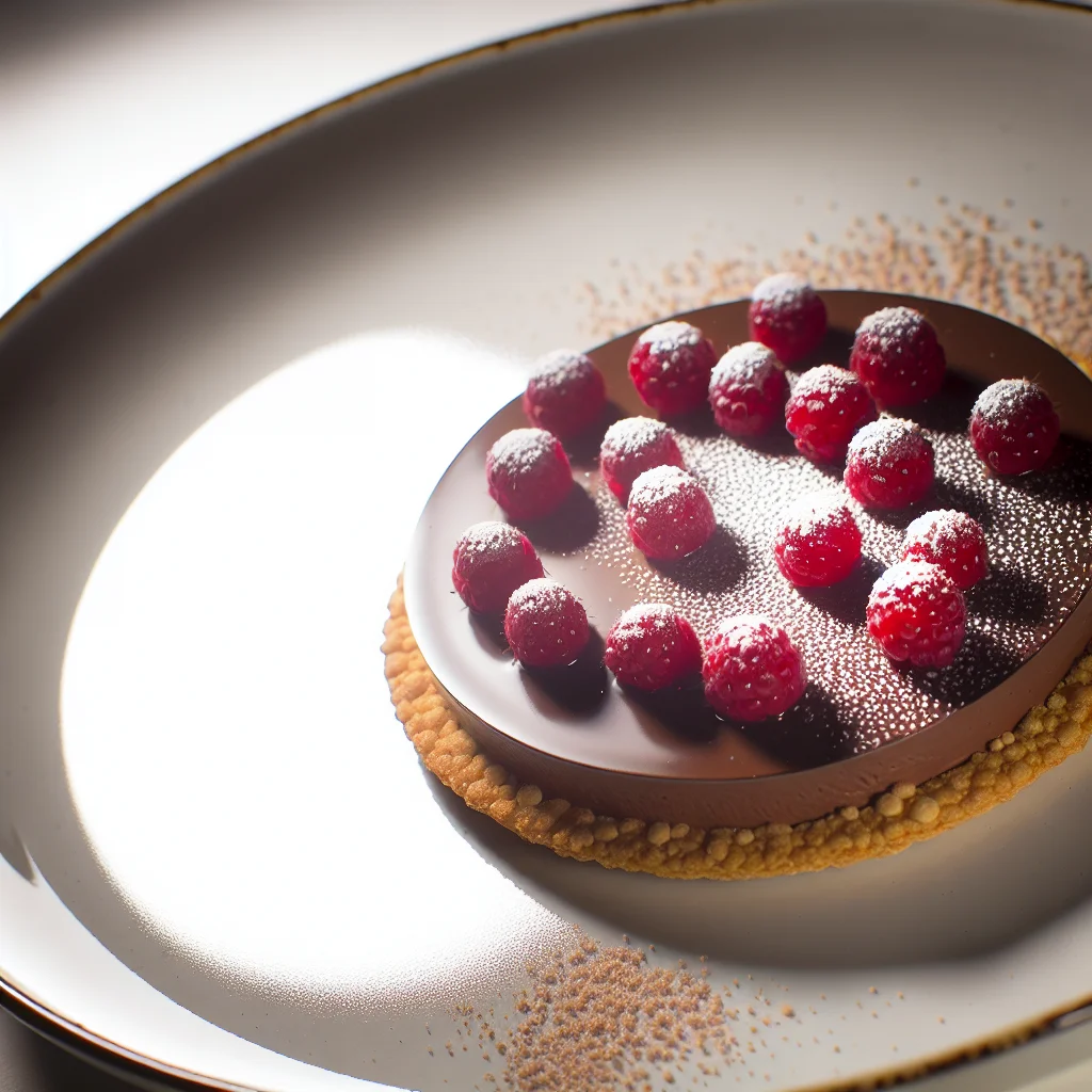 Éclats d'étoiles au chocolat et framboise