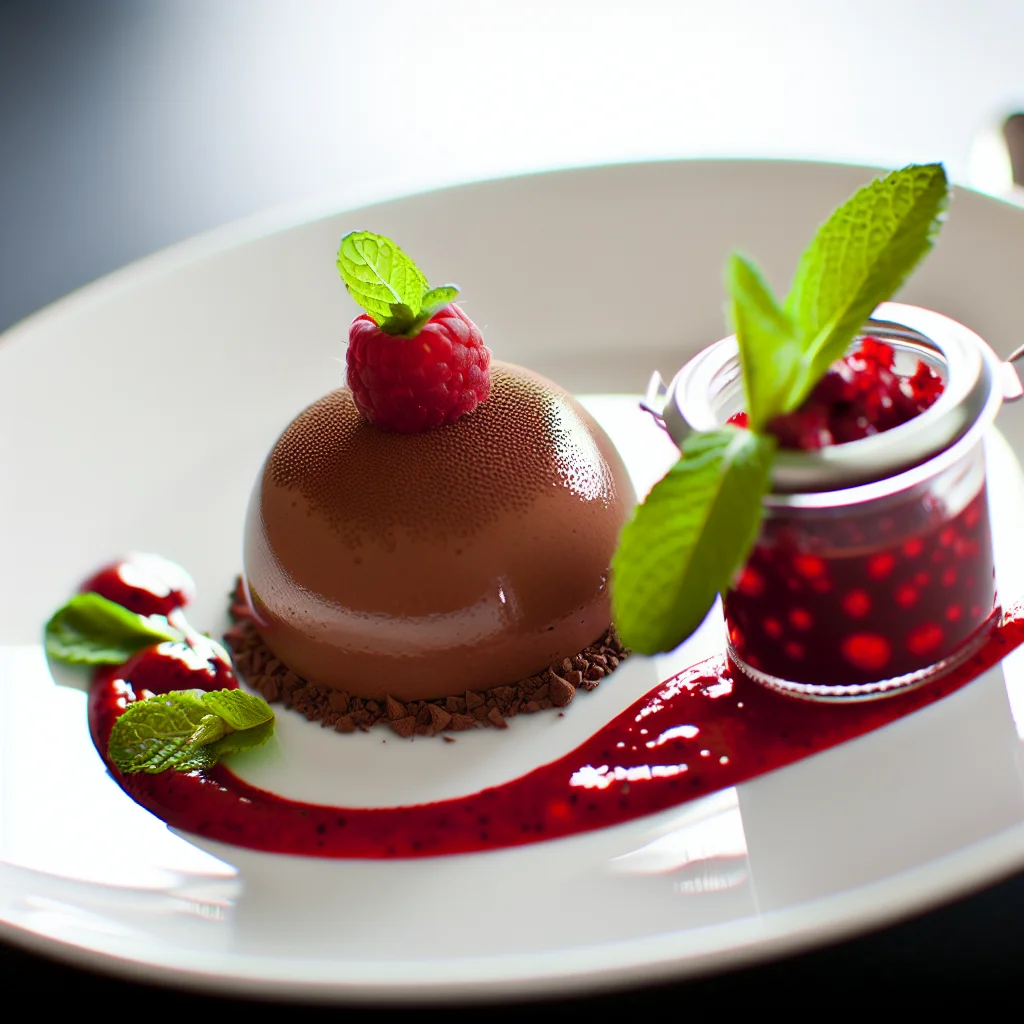 Éclats de rêve au chocolat et framboise