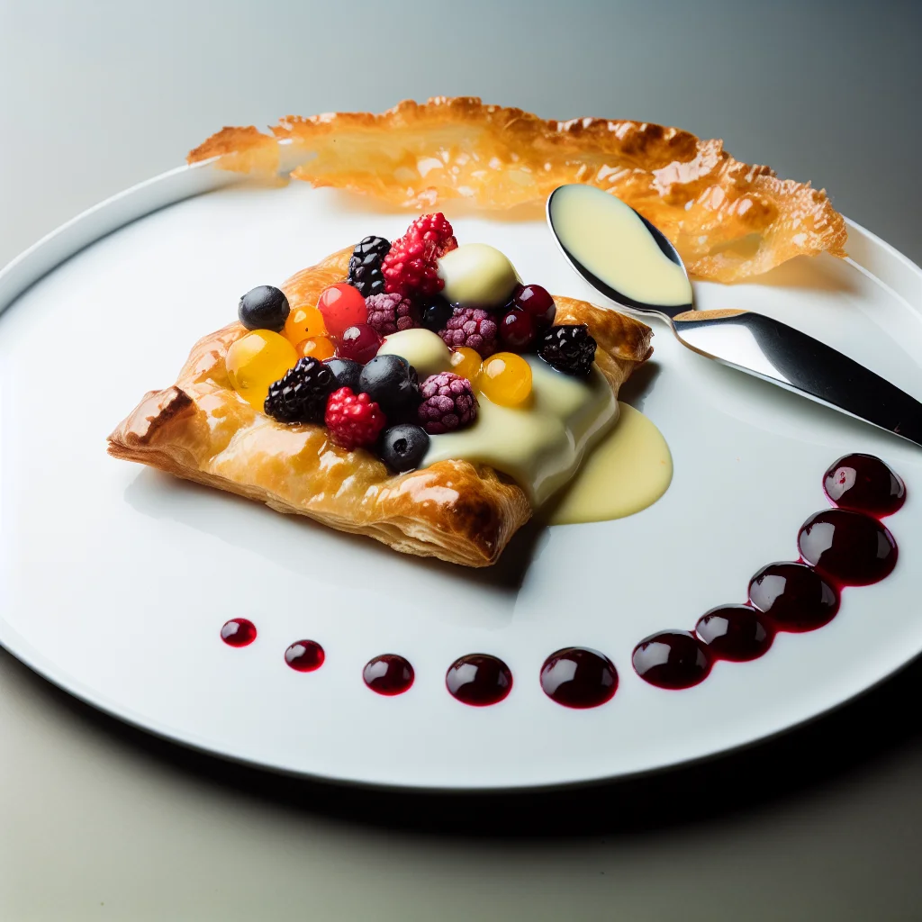 Galette de rêve aux baies et chocolat blanc