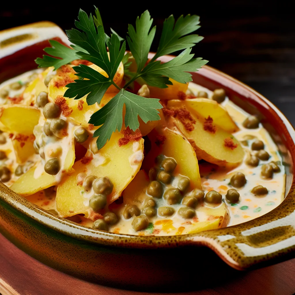 Gratin Dauphinois aux Lentilles Vertes